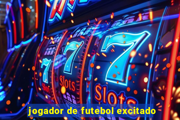 jogador de futebol excitado